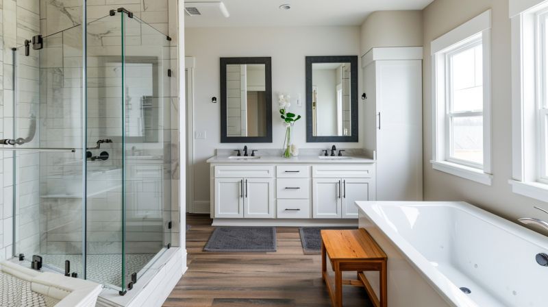 Open-Concept Bathroom Design